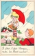 ¤¤  -   ILLUSTRATEUR  -  Chanson " Il Pleut, Il Pleut Bergère Rentre Tes Blancs Moutons "  -   Parapluie   -   ¤¤ - 1900-1949