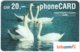 LIECHTENSTEIN A-072 Prepaid TelecomFL - Animal, Bird, Swan - Used - Liechtenstein