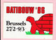 Sticker - BATIBOUW 1986 - BRUSSELS - Autocollants