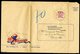 Découpe D'entier Postal Du 65c Lilas Type Petit Sceau De L'Etat. Sur Une Grande Enveloppe Obl "ANTWERPEN 16/5/48". - 1935-1949 Small Seal Of The State