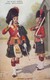 Postcard The Black Watch Royal Highlanders Officer & Sentry Uniform Tartan Kilt My Ref  B13789 - Uniforms