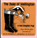 Sticker - The Duke Of Wellington - A Real English Pub - RUE DES EPERONNIERS BRUSSELS - Adesivi