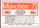 Sticker - Olympische Spelen MÜNCHEN 1972 - EMBLEEMEN - Autocollants