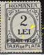 Errors Romania 1928 Taxa Dd Plata With SURCHARGE 8 June 1930, Broken Letter R, Letter "LE" GLUE Extended 'i" - Variedades Y Curiosidades