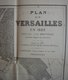 Grand Plan De Versailles En 1889 Dressé Par Bieuville 56 Cms Sur 45 Cms Voir Photos Pour Le Détail - Cartes Géographiques