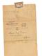 1920 LETTRE DE SECRÉTARIAT DE LA COMMISSION ARBITRALE DES LOYERS - Covers & Documents