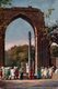 Great Arch And Iron Pillar, Kutub Minar, Delhi . INDIA // INDE. - India