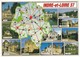 37  INDRE ET LOIRE. .2 CARTES MULTI VUES. LES SITES TOURISTIQUES ET LA  GÉOGRAPHIE DU DÉPARTEMENT - Andere & Zonder Classificatie