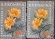 Error Romania 1960, MI 1823 Flowers With Errors  Used - Variedades Y Curiosidades