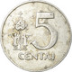 Monnaie, Lithuania, 5 Centai, 1991, TB+, Aluminium, KM:87 - Lituania