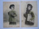 2 Cartes Les Femmes De L'Avenir 11 Etudiant 15 Rapin Précurseurs Circulée 1903 Un Peu Sale - Vrouwen