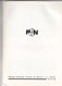 Brochure Du FN Herstal - Fabrique Nationale D'Armes De Guerre + Annexe Des Pieces De Rechange Motos 1959 - Autres & Non Classés