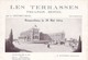 76. LE TREPORT..LES TERRASSES  RARETÉ. DÉPLIANT PUBLICITAIRE DU " TRIANON HOTEL " POUR SA RÉOUVERTURE LE 30 MAI 1914 - Advertising