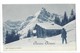 25033 -  Bonne Année Promeneur Et Chalet Paysage Hivernal Cachet Ollon 1906 - Ollon