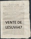 Delcampe - PARIS  " JOURNAL DE PARIS & LA GAZETTE DE PARIS ", PENDANT LA REVOLUTION. - Documents Historiques