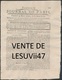 Delcampe - PARIS  " JOURNAL DE PARIS & LA GAZETTE DE PARIS ", PENDANT LA REVOLUTION. - Documents Historiques