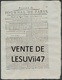 Delcampe - PARIS  " JOURNAL DE PARIS & LA GAZETTE DE PARIS ", PENDANT LA REVOLUTION. - Documents Historiques