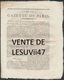 Delcampe - PARIS  " JOURNAL DE PARIS & LA GAZETTE DE PARIS ", PENDANT LA REVOLUTION. - Documents Historiques