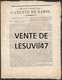 Delcampe - PARIS  " JOURNAL DE PARIS & LA GAZETTE DE PARIS ", PENDANT LA REVOLUTION. - Documents Historiques