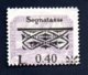 Fiume - Segnatasse - 1921 - Nuovo Linguellato £.  0.50 Su 80 Cent. - Kroatië