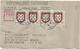 BLASON 50C BANDE DE 4 PETITE BANDE COMPLETE PARIS 1952 AU TARIF - 1941-66 Armoiries Et Blasons