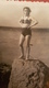 Old Original Photo Lady Woman In Swim Suit 1960s Black Sea - Soviet Beach - Personas Anónimos