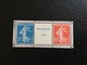 [1290] FRANCE Exposition Strasbourg 1927 Paire Timbres 242A * Semeuse TB - Neufs