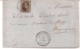 BRIEF P70 FARCIENNES-N°14-4 NOV 1863-BESTEMMING BRAQUEGNIES - 1863-1864 Medaillen (13/16)