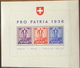 Schweiz Suisse 1936: Wehranleihe Pro Patria Senn Zu WIII 8 (oder Z23 / Z24) Mi Block 2 Yv BF 2 * Falz MH (Zu CHF 80.00) - Zusammendrucke