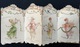 Rare Calendrier Des Quatres Saisons Chromo Pour 1897 - Big : ...-1900