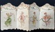 Rare Calendrier Des Quatres Saisons Chromo Pour 1897 - Grand Format : ...-1900