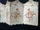 Rare Calendrier Des Quatres Saisons Chromo Pour 1897 - Grossformat : ...-1900