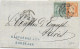 1877 -  AFFR. MIXTE SIEGE / SAGE N/B Sur LETTRE De BORDEAUX => PARIS - 1876-1878 Sage (Type I)