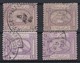 E010 – EGYPTE – EGYPT – 1867 - SECOND ISSUE – SPHINX & PYRAMID / 4 TYPES - Y&T # 9 (x4) USED 60 € - 1866-1914 Ägypten Khediva