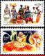 Ref. BR-3199-200 BRAZIL 2011 JOINT ISSUE, BELGIUM,FOLKLORE,, EUROPALIA,CARNIVAL,CARYBE DANCE,MNH 2V Sc# 3199-3200 - Ungebraucht