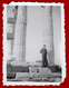 B-39883 SOUNION Greece 1940s. Men In The Temple Of Poseidon. Photo - Anonymous Persons