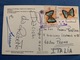 Postcard Circulated Nicaragua 1968, Cathedral Of Managua, Butterflies Stamps - Nicaragua