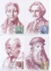 2019. Mahatma Gandhi, A.Einstein, Leonardo Da Vinci, L. Braille, Set Of 4 FDC + 4 Maxicards, Mint/** - Mahatma Gandhi