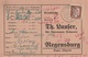 Ostpreussen Deutsches Reich Karte Mit Tagesstempel Wormditt Kr Braunsberg RB Königsberg 1942 - Cartas & Documentos