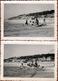 2 Photos Originales Normandie Guerre 1939-45 Soldats Allemands Profitant De La Plage De Deauville - Trouville Vers 1940 - Places