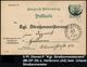 STRASSE / VERKEHRSWEGE / AUTOBAHN : HEILBRONN/ AM NECKAR 1896 (21.10.) 1K Als AS Auf Dienst-P. 5 Pf.: Kgl. Straßenmeiste - Voitures