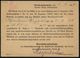 ARBEITERBEWEGUNG 1848-1933 : BERLIN-ZEHLENDORF/ 1/ SCHWEIZERHOF 1929 (3.9.) AFS 038 Pf. + RZ: Berlin 11/m , Vordr.-Kt.:  - Autres & Non Classés