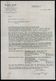 NATIONALSOZIALISMUS / III. REICH 1933 - 1945 : Hamburg 1936 (21.8.) Firmen-Bf.: Rudolf Wulff Hausmakler + Inhalt: 2 Brie - Autres & Non Classés