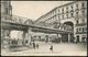 UNTERGRUNDBAHN /U-BAHN : Berlin-Schöneberg 1910/12 U-Bahn-Durchfahrt Durch Das Wohnhaus Bülowstr.70, 5 Verschiedene S/w. - Trains