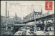 UNTERGRUNDBAHN /U-BAHN : Berlin-Kreuzberg 1908/25 U-Bahn Landwehrkanal/Anhalter Bhf., 12 Verschiedene S/w.-Foto-Ak. , Te - Eisenbahnen