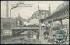 UNTERGRUNDBAHN /U-BAHN : Berlin-Kreuzberg 1908/25 U-Bahn Landwehrkanal/Anhalter Bhf., 12 Verschiedene S/w.-Foto-Ak. , Te - Eisenbahnen