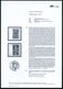 AUSLÄNDISCHE KÜNSTLER & MALER : BERLIN 1987 (Nov.) 50 + 25 Pf. Weihnachten = "Anbetung Der Könige" ,Buchmalerei Aus Engl - Autres & Non Classés