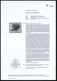 DEUTSCHSPRACHIGE DICHTER & LITERATUR : B.R.D. 1988 (Febr.) 60 Pf. "200. Geburtstag Josef V. Eichendorff" Mit Amtl. Hands - Schriftsteller