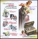 MUSIK ALLGEMEIN : B.R.D. 1955 (ca.) Dreifach-Color-Faltprospekt "GRUNDIG" Tonbandgeräte (oben Gering Angetrennt) Dekorat - Musica