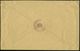 KGF-POST I.WELTKRIEG (1914-18) : Berlin-Spandau 1915 (15.5.) 1K-Gitter: SPANDAU/* 1 G + 1L: Heeressache + Rs. Viol. Dien - Croce Rossa